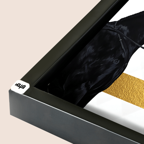 لوحة جدارية كانفس مزودة بعلاقات معدنية