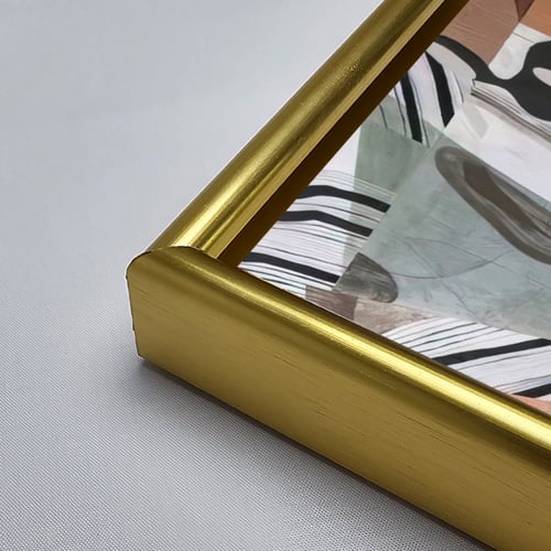 لوحة جدارية اكريليك تصور ألوان وأشكال متداخلة