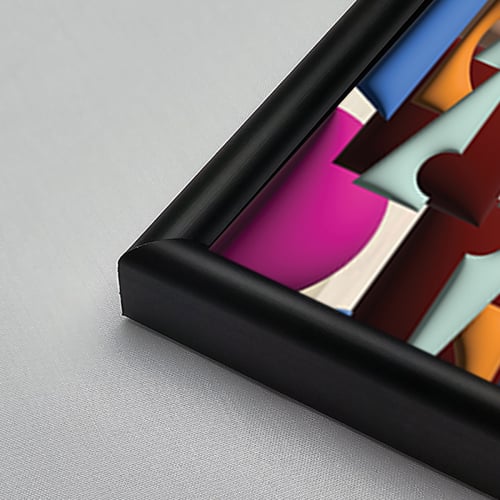 لوحة فنية جدارية اكريلك تصور اشكال هندسيه تدرجات ا...