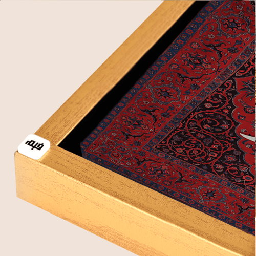 لوحة جدارية كانفس عبارة (عليكم السلام ) خط عربي ون...