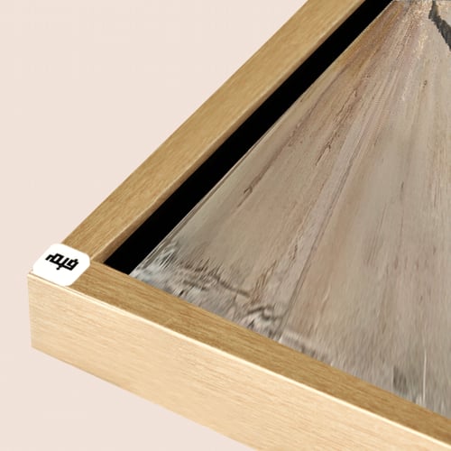 لوحة جدارية كانفس تصور وردة بتدرجات الرمادي و الذه...