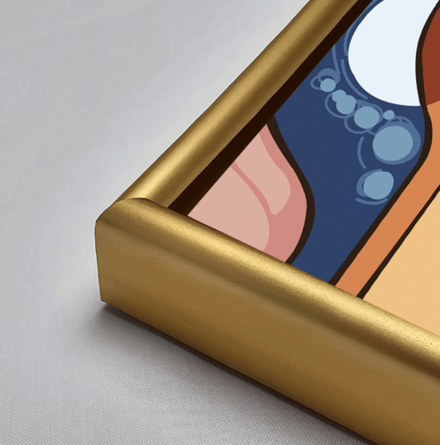 لوحة جدارية أكريليك تصور وجوه بتدرجات البني والأزر...