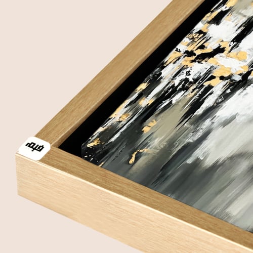 لوحة جدارية كانفس تصور أشكال عشوائية