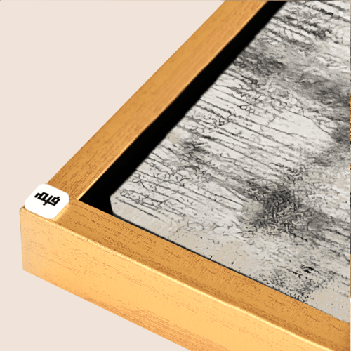 لوحة جدارية كانفس تدرجات الأزرق والأسود مع الأبيض