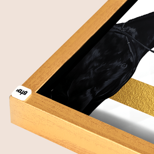 لوحة جدارية كانفس مزودة بعلاقات معدنية