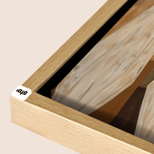 لوحة جدارية كانفس مزودة بعلاقات معدنية