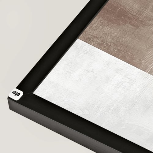 لوحة جدارية كانفس مقسمة ، مربعات- تدرجات البني وال...