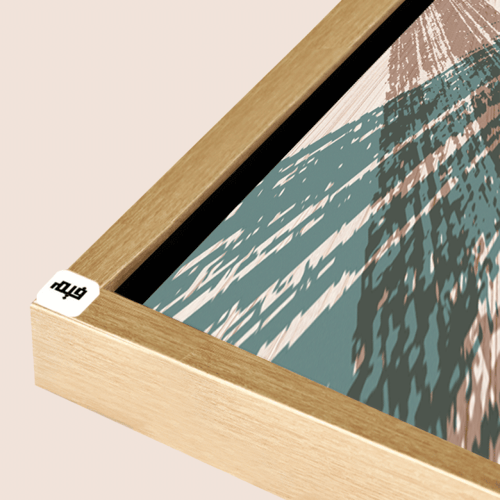 لوحة جدارية كانفس ، ( توكل ) - تدرجات البيج مع الأ...