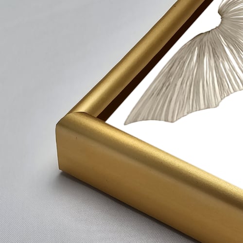 لوحة جدارية اكريليك مقسمة تتميز بتصميم يصور أجنحة...