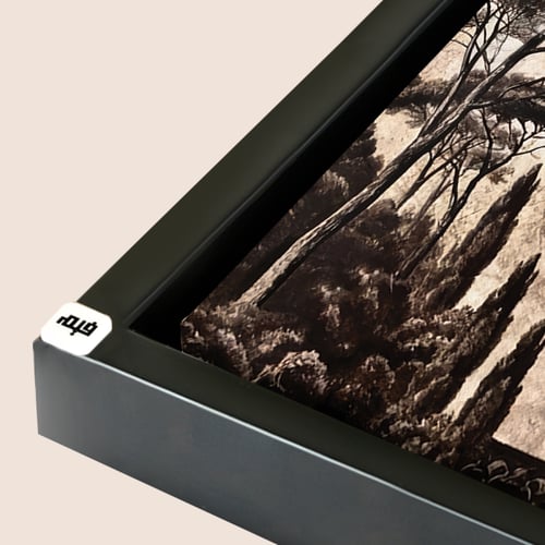 لوحة جدارية كانفس تجسد جمال الطبيعة بأسلوب عتيق