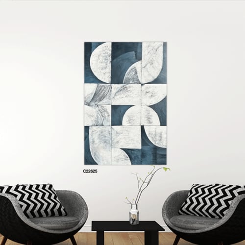 لوحة جدارية اشكال عشوائية مركبة