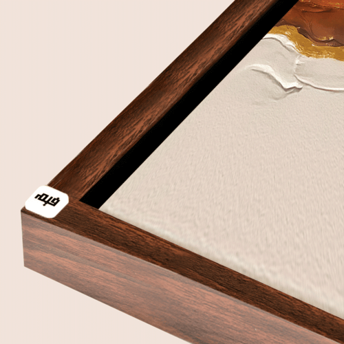 لوحة جدارية كانفس ، تداخل ألوان متموج - تدرجات الب...