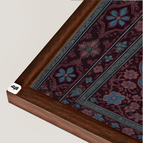 لوحة جدارية كانفس بحروف خشبية لعبارة ( ماشاءالله ل...