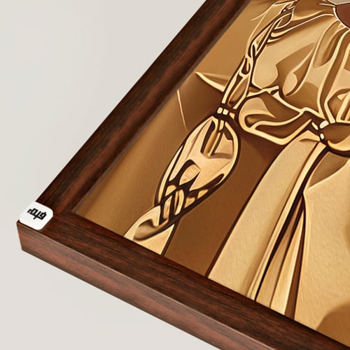 لوحة جدارية تصور ضفائر شعر فتاة افريقية