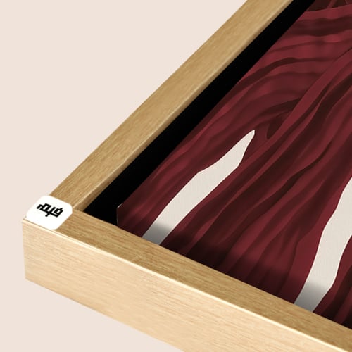 لوحة جدارية كانفس مزودة بعلاقات معدنية