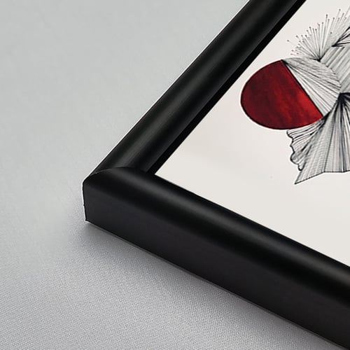 لوحة جدارية اكريليك تشكيلي يجمع بين الأبيض والأسود...