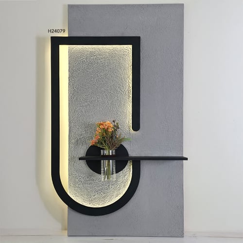 لوحة خشبية مضيئة بتصميم عصري أنيق