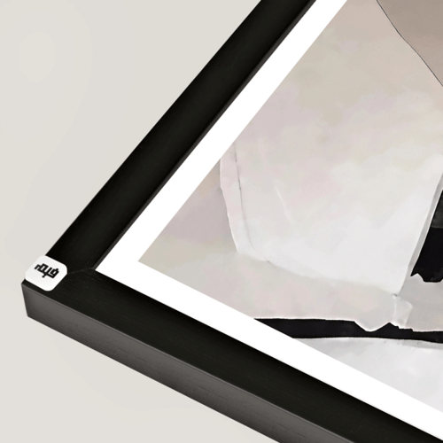 لوحة جدارية كانفس ورود تدرجات الذهبي ورمادي مع أبي...