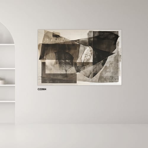 لوحة جدارية كانفس مستطيلات متداخلة