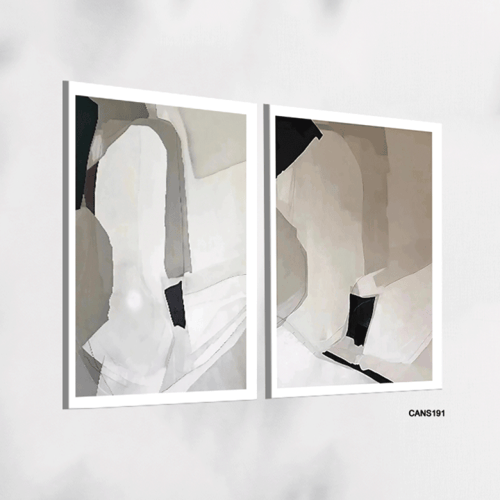 لوحة جدارية كانفس ورود تدرجات الذهبي ورمادي مع أبي...