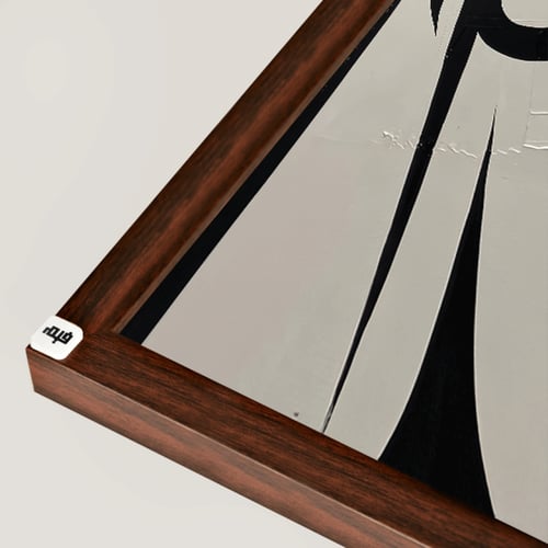 لوحة جدارية كانفس بتدرجات الاسود والبيج