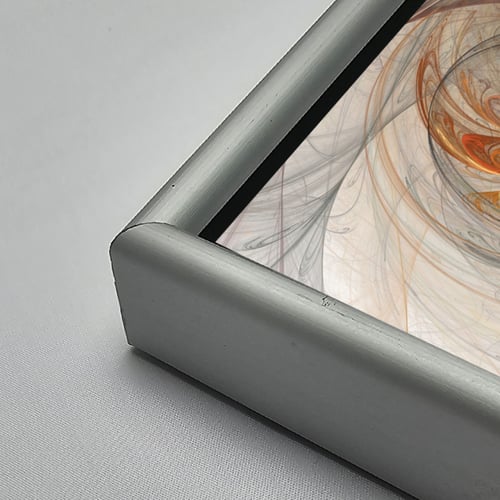 لوحة جدارية أكريليك تتميز بتموجات متداخلة بتدرجات...