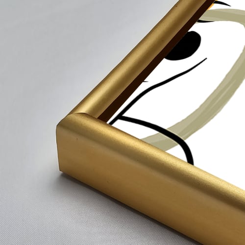 لوحة جدارية وجه - فن تجريدي