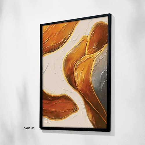 لوحة جدارية كانفس ، تداخل ألوان متموج - تدرجات الب...