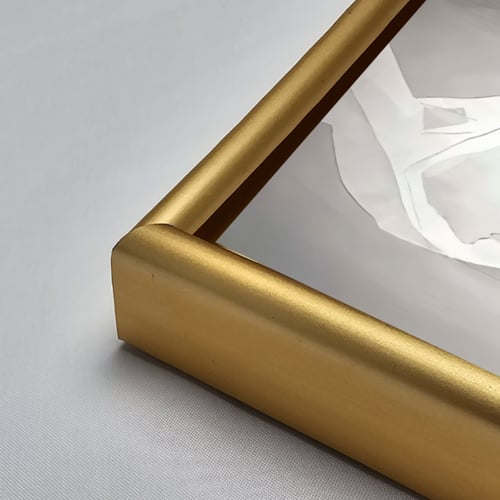 لوحة جدارية اكريليك تصور أشكال متداخلة تدرجات من ا...