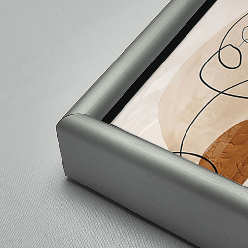 لوحة جدارية أكريليك خط يشبه وجه فتاة