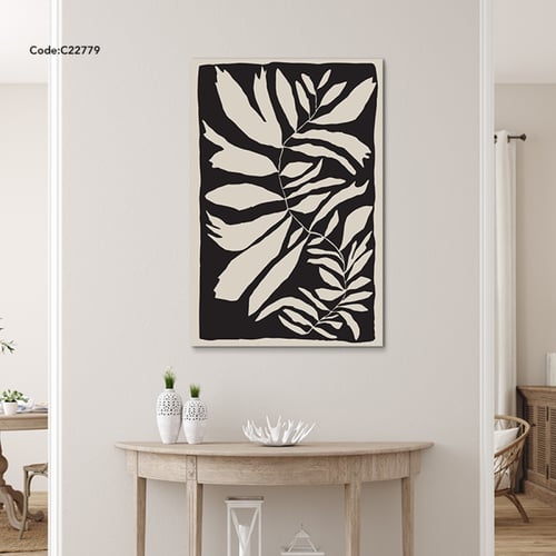 لوحة جدارية كانفس لوحة جدارية كانفس بتصميم لأوراق...