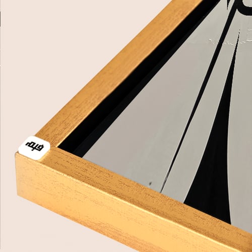 لوحة جدارية كانفس بتدرجات الاسود والبيج