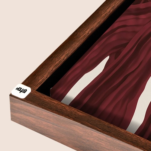 لوحة جدارية كانفس مزودة بعلاقات معدنية