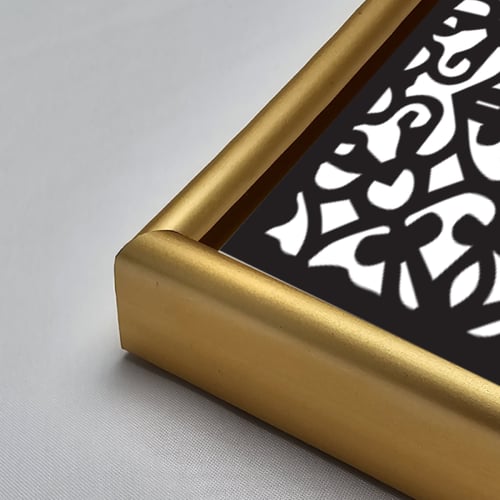 مجموعة من 3 لوحات جدارية اكريليك بتصميم زخارف
