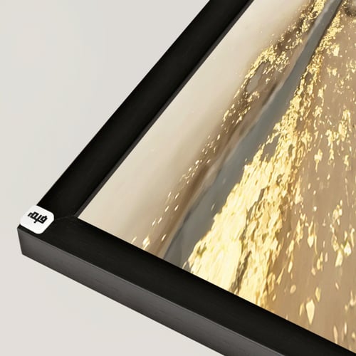 لوحة جدارية كانفس طابع رخامي تدرجات البني والبيج