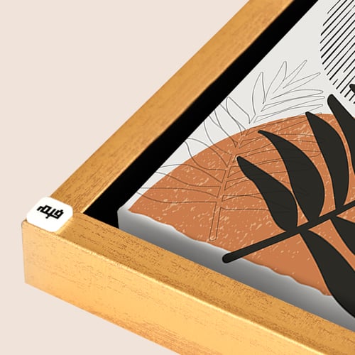 لوحة جدارية كانفس مزودة بعلاقات معدنية مناسبة للعد...