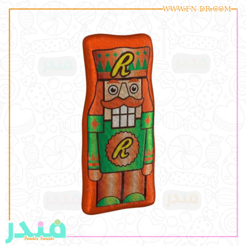 ريسز شوكولاتة بزبدة الفول السوداني على شكل كسارة ا...