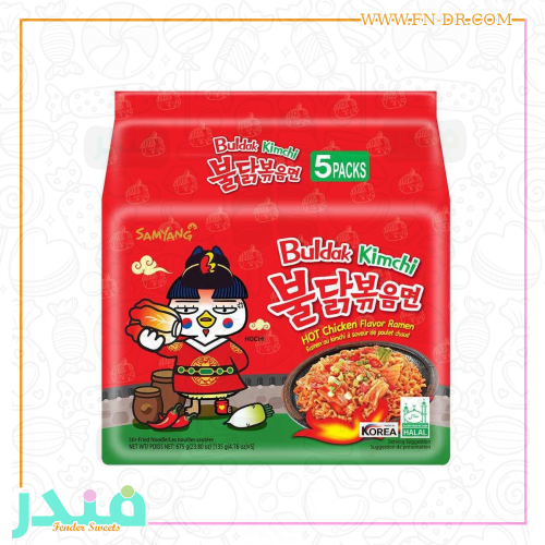 ساميانغ بولداك كيمشي مكرونة سريعة التحضير بنكهة ال...