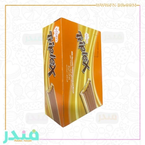تربل اكس بسكويت بالكراميل مغطى بالشوكولاتة