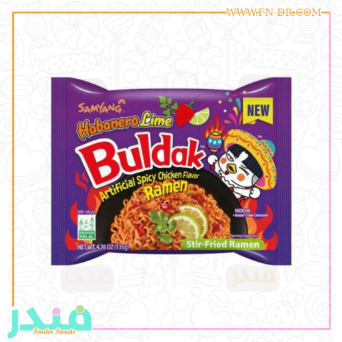 ساميانج - بولداك نودلز كوري بنكهة الفلفل الهابنيرو...