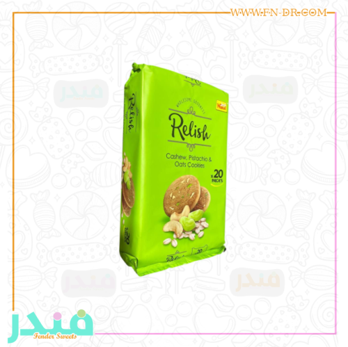 ريليش كوكيز بالفستق والكاجو والشوفان