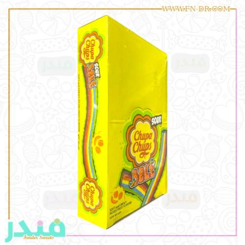 تشوبا تشوبس حلوى بنكهة الفاكهة الحامضة