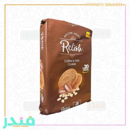 ريليش كوكيز بالقهوة والشوفان