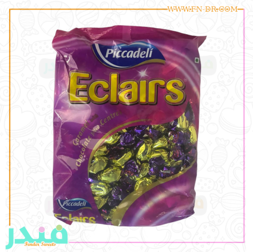 ايكلير حلوى بالشوكلاته والكراميل