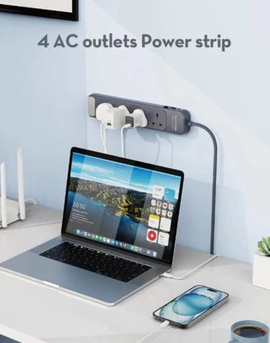 راف باور - توصيلة بـ4 منافذ بقوة 3150 واط RP-PC106...