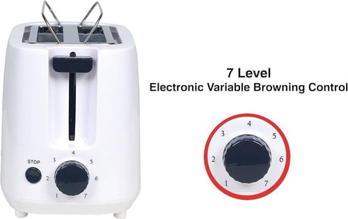 محمصة خبز كهربائية لشريحتين بقدرة 650 واط من تكنو...