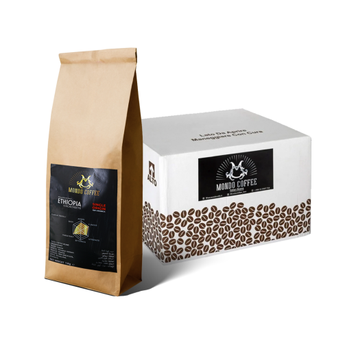 قهوة اثيوبية مختصة 6 محاصيل وزن 1 كجم