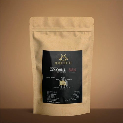 قهوة كولومبية مختصة 16 محصول وزن 250 جرام