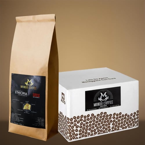 قهوة اثيوبية مختصة 6 محاصيل وزن 1 كجم