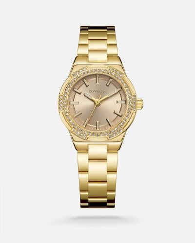 ساعة نسائية من الڤي باللون الذهبي